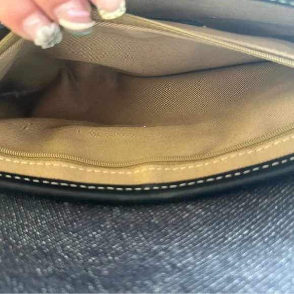 Coach Denim Shoulder Bag - Picture 10 of 14